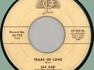 SAX KARI & QUAILTONES Tears of Love / Roxanna 45rpm Josie '56 original 1st press
