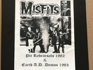 MISFITS  PIT REHEARSALS 1982 & EARTH AD DEMOS  RARE 2009 VINYL  DANZIG PUNK