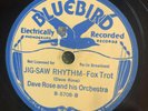 Bluebird 5708 David Rose Orch JIG-SAW RHYTHM  Louis Prima  1933 E 78 rpm