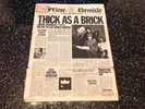 ORIG Jethro Tull - Thick As Brick - Vinyl Lp Uk 1st Press Newspaper Sleeve Ex