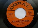 LANCERS 45 'ROCK AROUND THE ISLAND' USA CORAL 1955 DOO WOP JUMPIN' JIVER VG++