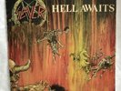 Slayer Hell Awaits LP Combat MX 8020 Metal Blade MBR 1040 White Chain Label 1985