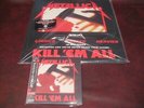 METALLICA VERIFIED KILL EM ALL DELUXE 45 SPEED 2 LP SET + JAPAN GATEFOLD OBI CD