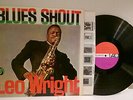 LEO WRIGHT Blues Shout '60 Atlantic MONO orange plum white fan BEAUTY