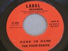 FOUR EKKOS Hand In Hand (1959 US 45) RARE Doo Wop LISTEN MP3