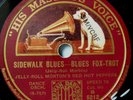 JELLY ROLL MORTON Sidewalk Blues/ ART LANDRY Swamp Blues (E-)