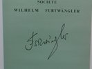 FURTWANGLER BRUCKNER BRAHMS WEBER FRENCH PRIVATE SWF N° 8203/4 NM