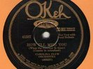 c 78 RPM Hal Kemp as Carolina Club Orchestra OKeh 41337 in V+