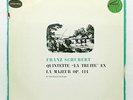 RENE BENEDETTI, NAVARRA, HUBEAU - SCHUBERT trout quintet CFD stereo LP NM