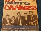 Dick Rivers LES CHATS SAUVAGES in ITALIANO EP 1963 PATHÈ label BEAT ROCK'N'ROLL