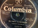 Columbia 14440D Lonnie Coleman OLD ROCK ISLAND BLUES  1929 78 rpm V+ A-1 both