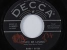 Rockabilly 45 BOBBY SYKES Touch Of Loving DECCA VG+ HEAR