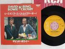 DAVID BOWIE/BING CROSBY PEACE ON EARTH,LITTLE DRUMMER BOY RCA RPS-97 Japan 7