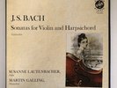 LAUTENBACHER GALLING - BACH VIOLIN SONATAS - STEREO 2 LP BOX SVUX 52027 VOX ED1