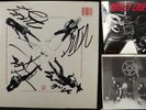 Motley Crue Too Fast For Love LP Tommy Nikki Mick Vince Neil SIGNED autographed
