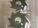 Serato Buzz Saw Weapons of Wax Thud Rumble DJ Qbert Control Vinyl PAIR SIGNED