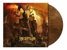 JOB FOR A COWBOY Genesis RI CLEAR/NUT-BROWN MARBLED Vinyl LP [LTD 200]