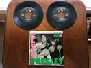PINK ELVIS GREEN PRESLEY EPB - 1254 RCA VICTOR U.S.A. 45 RPM  DOUBLE RECORDS