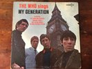 THE WHO • The Who Sings My Generation • First Vinyl Pressing Decca 1966 MONO