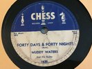 78 RPM Muddy Waters CHESS 1620 All Aboard / Forty Days Forty Nights V