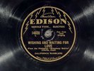 78 RPM -- California Ramblers / Lucky Strike Orchestra, Edison 14020, EE- Jazz