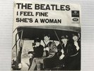 THE BEATLES-I FEEL FINE/SHE'S A WOMAN-DENMARK-VINYL 6.0,SLEEVE 3.5