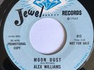 Rare '70 Funk Soul Jewel 45 Alex Williams & Mustangs - Moon Dust / The Thrill NM