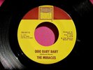 RARE MOTOWN MISPRESS - Miracles Ooo Baby / Marvin Gaye Hey Diddle - Tamla 45 rpm