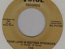 THE FOUR VOICES Your love is getting stronger Voice V1112 northern soul classic