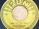 ELVIS PRESLEY - Baby Let's Play House SUN 217 45rpm 1st Press 1955 Push Marks