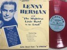 LENNY HERMAN MIGHTIEST LITTLE BAND BINAURAL LP - VG+ - LIVINGSTON 1083 - BN Red