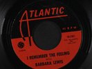 BARBARA LEWIS: I Remember The Feeling / Baby What Do You Want Me To Do 45 Soul