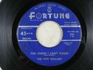 Vintage 45 Record Fortune The Five Dollars So Strange You Know I Can't Refuse Do