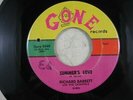 Vintage 45 Record Gone Richard Barrett Summer's Love All is Forgiven Doo Wop
