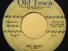 THE SOLITAIRES My Dear b/w What Did She Say DOO WOP 45 Old Town 1012 ropes r&b