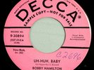 HEAR IT 50's Rockabilly Promo 45 rpm record Bobby Hamilton 