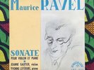 GAUTIER LEFEBURE RAVEL SONATA VIOLIN PIANO LE CHANT DU MONDE LDY 8115 NEAR MINT