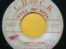 THE SERENADERS I Wrote A Letter b/w Never Let Me Go DOO WOP 45 Chock 102 barnes