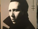 MARILYN MANSON HEAVEN UPSIDE DOWN RED VINYL LP RECORD USED