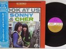 SONNY & CHER LOOK AT US ATCO P-8613T Japan OBI STEREO VINYL LP