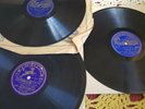3 X Prof Mohamed Abdel Wahab on Cairophon & Baidaphon Records 78rpm Arabic