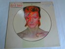 David Bowie Aladdin Sane. Original 1984 issue Picture Disc LP. BOPIC 1, Die-cut