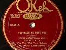LOUIS ARMSTRONG AND HIS HOT FIVE OKEH Irish Black Bottom E+ COPY