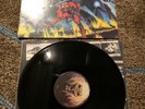 IRON MAIDEN - NUMBER OF THE BEAST LP 1982 1ST PRESS VINYL Harvest ST-12202 VG -