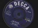 THE POETS : I AM SO BLUE : RARE DECCA LABEL 7