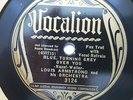 LOUIS ARMSTRONG Blue Turning Grey Over You/New Tiger Rag VOCALION 3124 HEAR