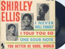 EP SHIRLEY ELLIS  KAPP 13 023 SUPERBE ETAT