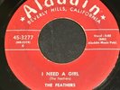 ? FEATHERS: I Need A Girl / Standin' Right There original 45 On Aladdin 3277 MP3
