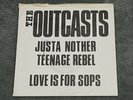 OUTCASTS - Justa Nother - 1978 Good Vibrations Reissue White Foldout Sleeve RARE