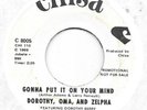 DOROTHY, OMA, AND ZELPHA Gonna Put It On Your Mind on Chisa funk soul PROMO HEAR